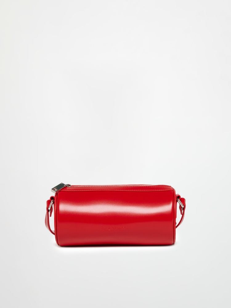 Gabardina técnica de algodón KID, red | MAX&Co. Bolsa cilíndrica de tejido revestido KID - RED - MAX&Co.